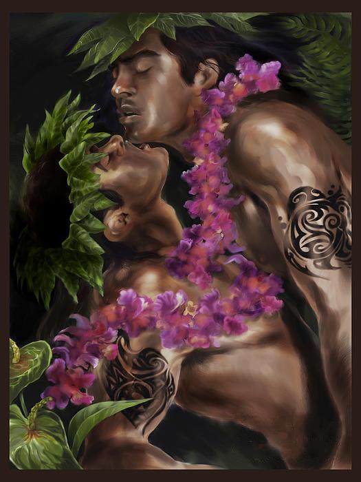 Aloha With A Kiss by Frank Louis Burgess